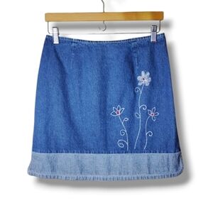 Route 66 Vintage y2k Jean Mini Skirt Juniors 9/10